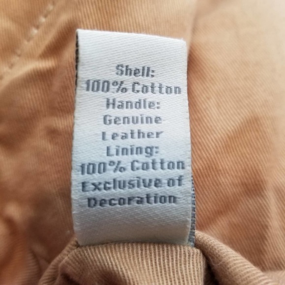 Vintage J. Jill Boho Floral Embroidered Cotton & Leather Shoulder Bag - Picture 7 of 8